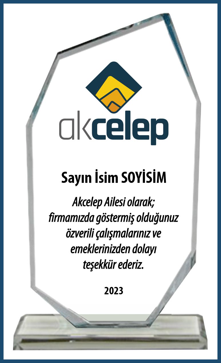 cam kristal plaket 005