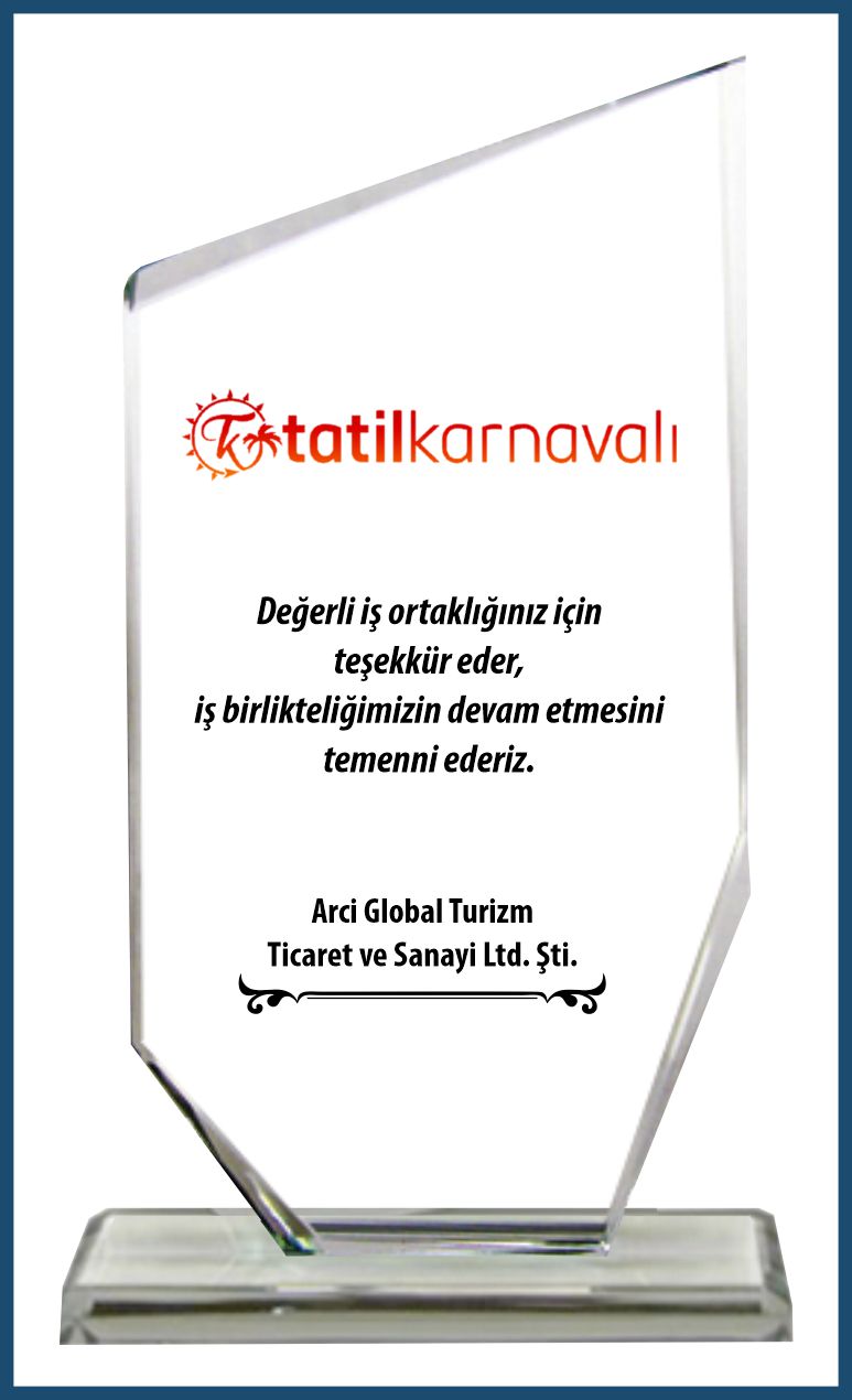 cam kristal plaket 006