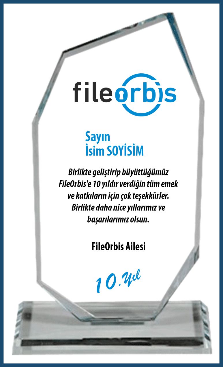 izmir kıdem yılı hizmet yılı çalışma yılı plaketi 023