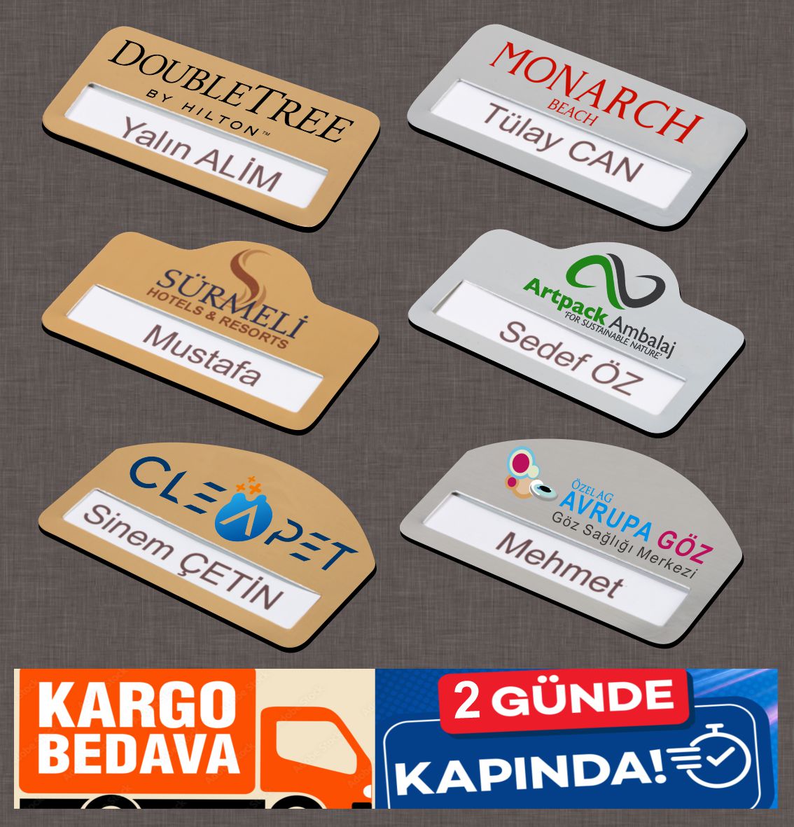 Otel Personel İsimlik Yaka İsimlik Mıknatıslı İğneli Metal Yaka Kartları Yaka İsimliği Yaptırma Modelleri Çeşitleri, Örnekleri Personel için Metal Yaka İsimlikleri Cafe, Kafe, Mağaza, Restoran, Garson Çalışanlar için Metal Yaka Kartı Şirket, Firma Personeli Çalışanları için Metal Yaka Kartı Yapan Yerler, Firmalar Sipariş, Toptan, Logolu En Ucuz İzmir 